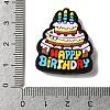 Birthday Theme Silicone Beads SIL-S006-03B-3