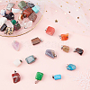 Natural & Synthetic Mixed Gemstone Pendants G-PH0001-09-4