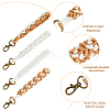 4Pcs 4 Style Cotton Linen Handmade Braided Wrist Lanyard Pendant Decorations KEYC-FH0001-35-4