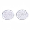 Transparent Resin Pendants RESI-N030-006C-3