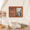 MDF Wood Photo Frames DIY-WH0231-065-7