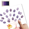 Canvas Fingerprint Painting DIY-WH0466-031-3