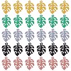 BENECREAT 30Pcs 5 Colors Spray Painted Alloy Pendants FIND-BC0003-26-1