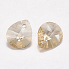 Faceted K9 Glass Rhinestone Charms RGLA-F053-C-001GS-2