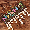 DIY Wooden Calendar Listing Board Kits DIY-WH0277-006-5