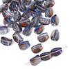10Pcs Electroplate Transparent Glass Beads EGLA-WH0001-06E-1