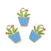 Alloy Enamel Pendants ENAM-G211-01G-03-4