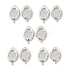 Brass Micro Pave Cubic Zirconia Stud Earring Findings KK-H440-03P-3