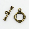 Tibetan Style Alloy Toggle Clasps K08VD071-1