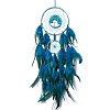 Iron & Synthetic Turquoise Chips Pendant Hanging Decoration PW-WG35869-02-1