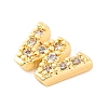 Rack Plating Brass Micro Pave Cubic Zirconia Cabochons KK-F874-04G-W-2