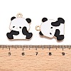 Panda Theme Alloy Enamel Pendants ENAM-T020-34F-3