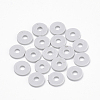 Flat Round Handmade Polymer Clay Bead Spacers X-CLAY-R067-4.0mm-39-2
