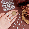 66Pcs 8 Styles Synthetic Howlite Cabochons G-PH0002-66-3