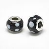 Handmade Lampwork European Beads LAMP-Q029-07-2