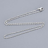 Brass Cable Chain Necklace SW028-S-A-1