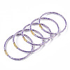 PVC Plastic Buddhist Bangle Sets BJEW-T008-18C-2