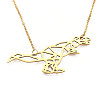 201 Stainless Steel Pendant Necklaces NJEW-T009-JN100-2-40-1