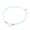 Adjustable Polyester Braided Cord Bracelet BJEW-JB05541-04-1