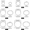 Unicraftale 304 Stainless Steel Split Rings STAS-UN0018-69P-5