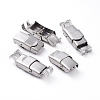 Non-Tarnish 201 Stainless Steel Watch Band Clasps STAS-C006-1-P-1