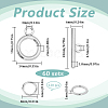 60Pcs Tibetan Style Alloy Toggle Clasps FIND-SP0001-23AS-2