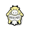 Cute Cow Theme Fresh Milk Enamel Pins JEWB-R001-07EB-01-1