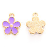 Alloy Enamel Charms ENAM-R059-02B-RS-2