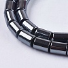 Non-magnetic Synthetic Hematite Beads Strands G-S091-8x6mm-3