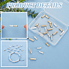 BENECREAT 48Pcs 4 Style Brass Tube Beads KK-BC0012-92-4