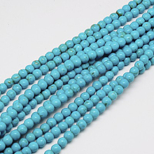 Synthetic Turquoise Beads Strands G-J389-02A