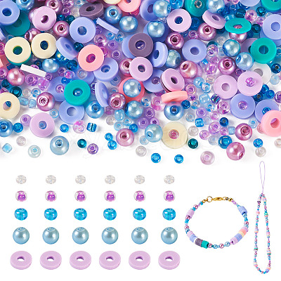 DIY Beads Jewelry Making Finding Kits DIY-TAC0009-10I-1