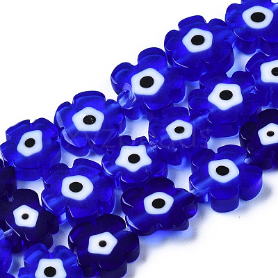 Handmade Lampwork Beads Strands LAMP-N023-002A-02-1