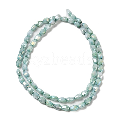Electroplate Glass Beads Strands GLAA-D013-05A-1