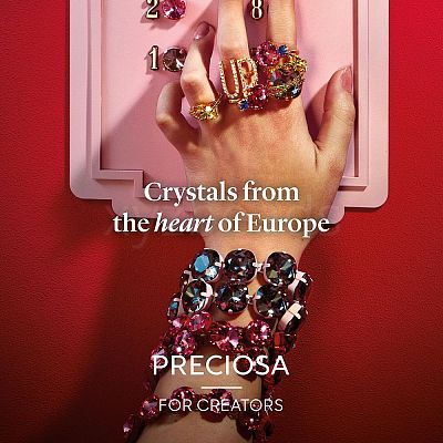 Preciosa® MAXIMA Crystal Round Stones X-PRC-RASS39-60010-1