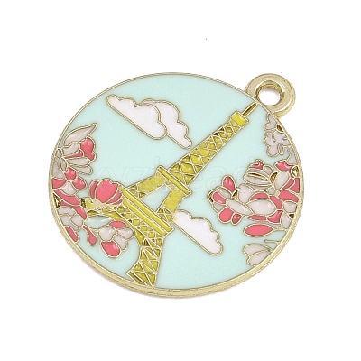 Alloy Enamel Pendants FIND-E054-06E-1