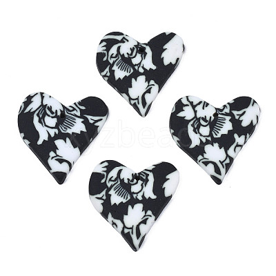Handmade Polymer Clay Pendants CLAY-N010-045B-1