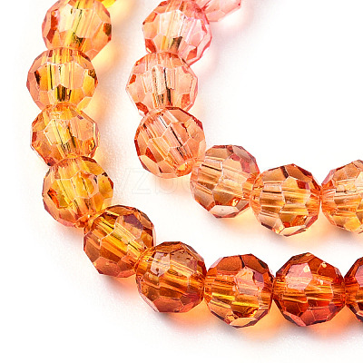 Transparent Glass Beads Strands GLAA-E036-07K-1
