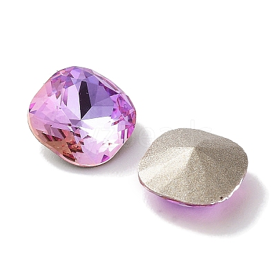 Glass Rhinestone Cabochons RGLA-G020-03C-D502-1