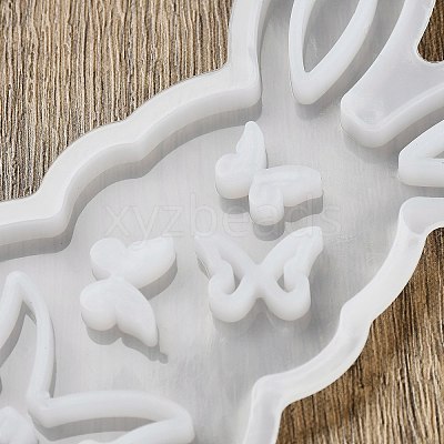 Easter Theme Rabbit with Butterfly Pattern DIY Silicone Table Lamp Molds SIMO-G008-02A-1