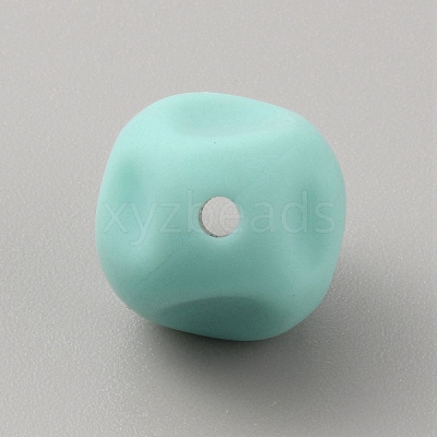 Cube Food Grade Eco-Friendly Silicone Beads SIL-TAC0003-11H-1