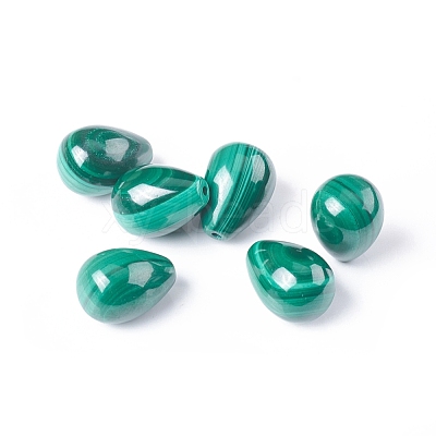 Natural Malachite Beads G-E557-14B-1