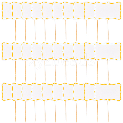 1 Set Paper Blackboard Cake Toppers AJEW-SC0003-84B-1