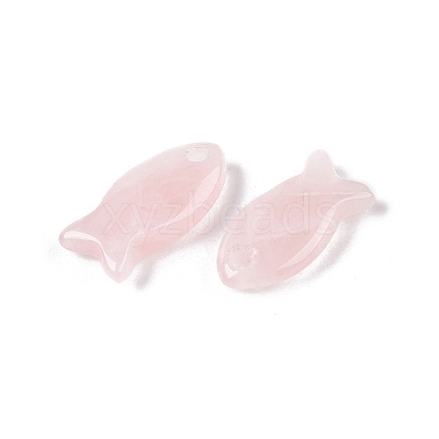 Natural Rose Quartz Pendants G-N342-106N-1