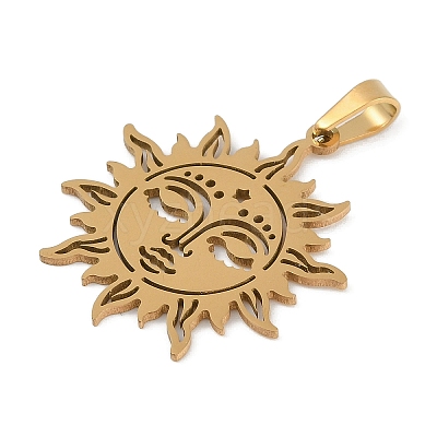 304 Stainless Steel Pendants STAS-L279-033G-1