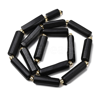 Natural Shungite Beads Strands G-D353-A10-1