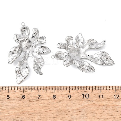 Textured 304 Stainless Steel Pendants LS-STAS-Z177-01P-1