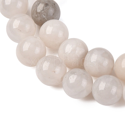 Natural White Crazy Lace Agate Bead Strands G-D840-55-6mm-1