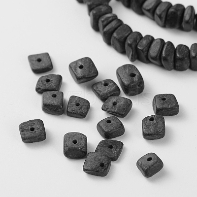 Natural Coconut Nugget Bead Strands X-COCB-O001-01-1