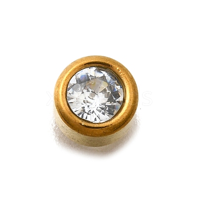 304 Stainless Steel Rhinestone Beads STAS-D310-05G-01-1